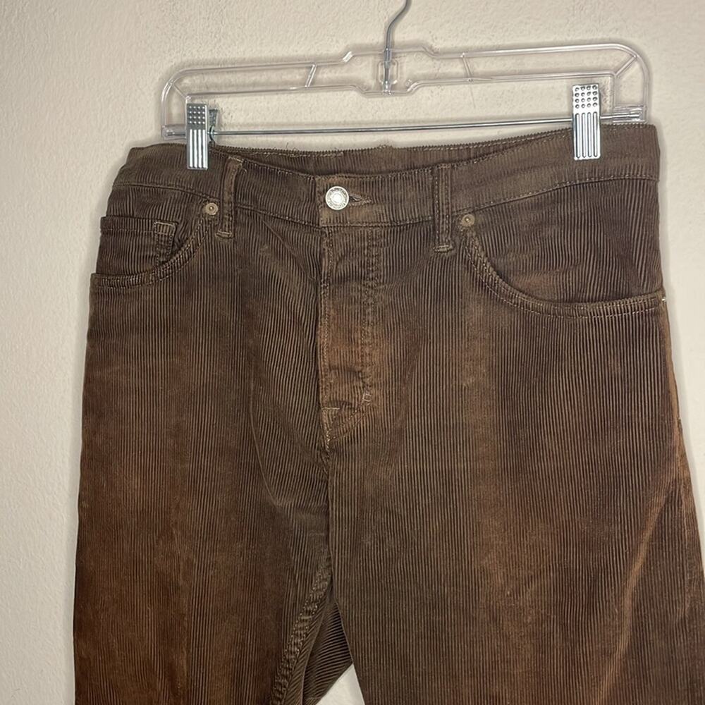 Tom Ford 12 Waves Cord Slim Fit Brown Corduroy Jeans Pants Bottoms Men Size 34 View 4